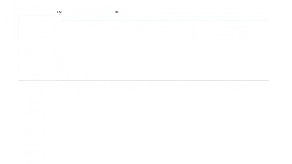 Maquette détaillée d'un méga menu montrant la grille de colonnes, espacements, typographie et zones interactives