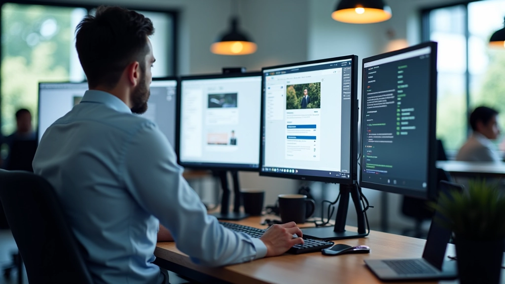 Conception moderne d'en-têtes de navigation sur plusieurs appareils, montrant des menus horizontaux et hamburger côte à côte